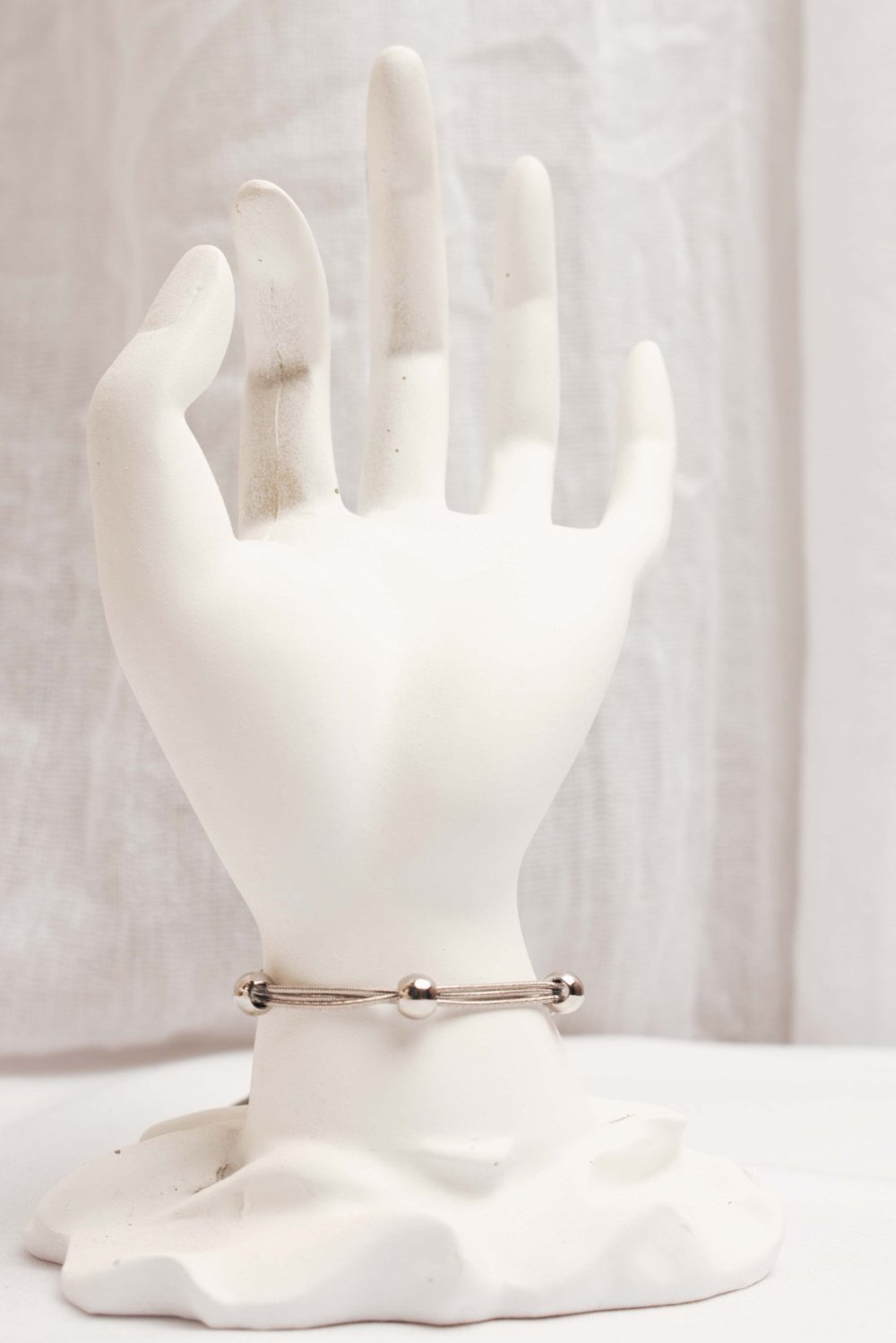 Pulsera Acero Plateado SK169-BAC