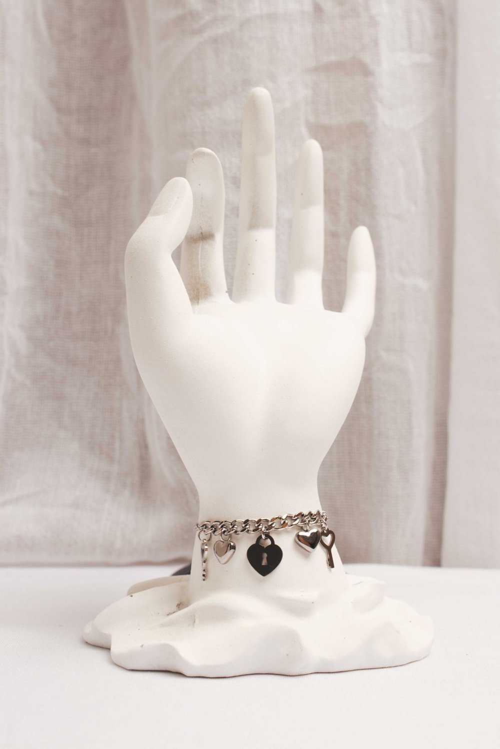 Pulsera Acero Plateado SK169-CAC