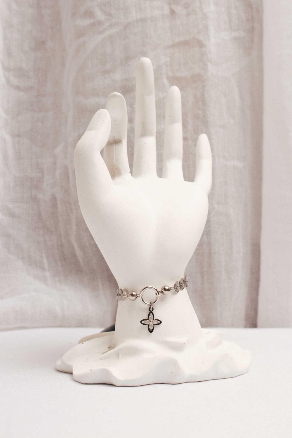 Pulsera Acero Plateado SK173-BAC