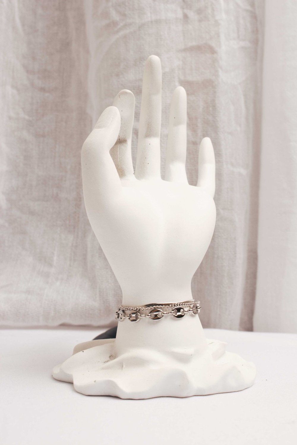 Pulsera Acero Plateado SK175-AAC