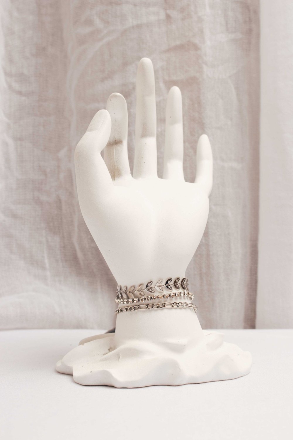 Pulsera Acero Plateado SK177-BAC