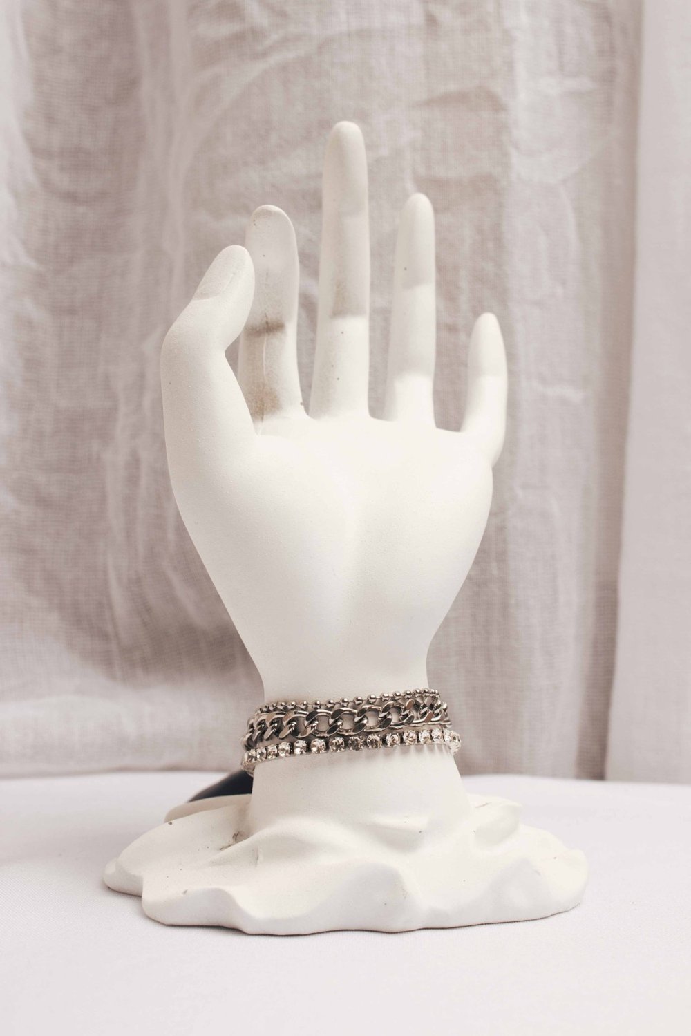 Pulsera Acero Plateado SK195-GAC