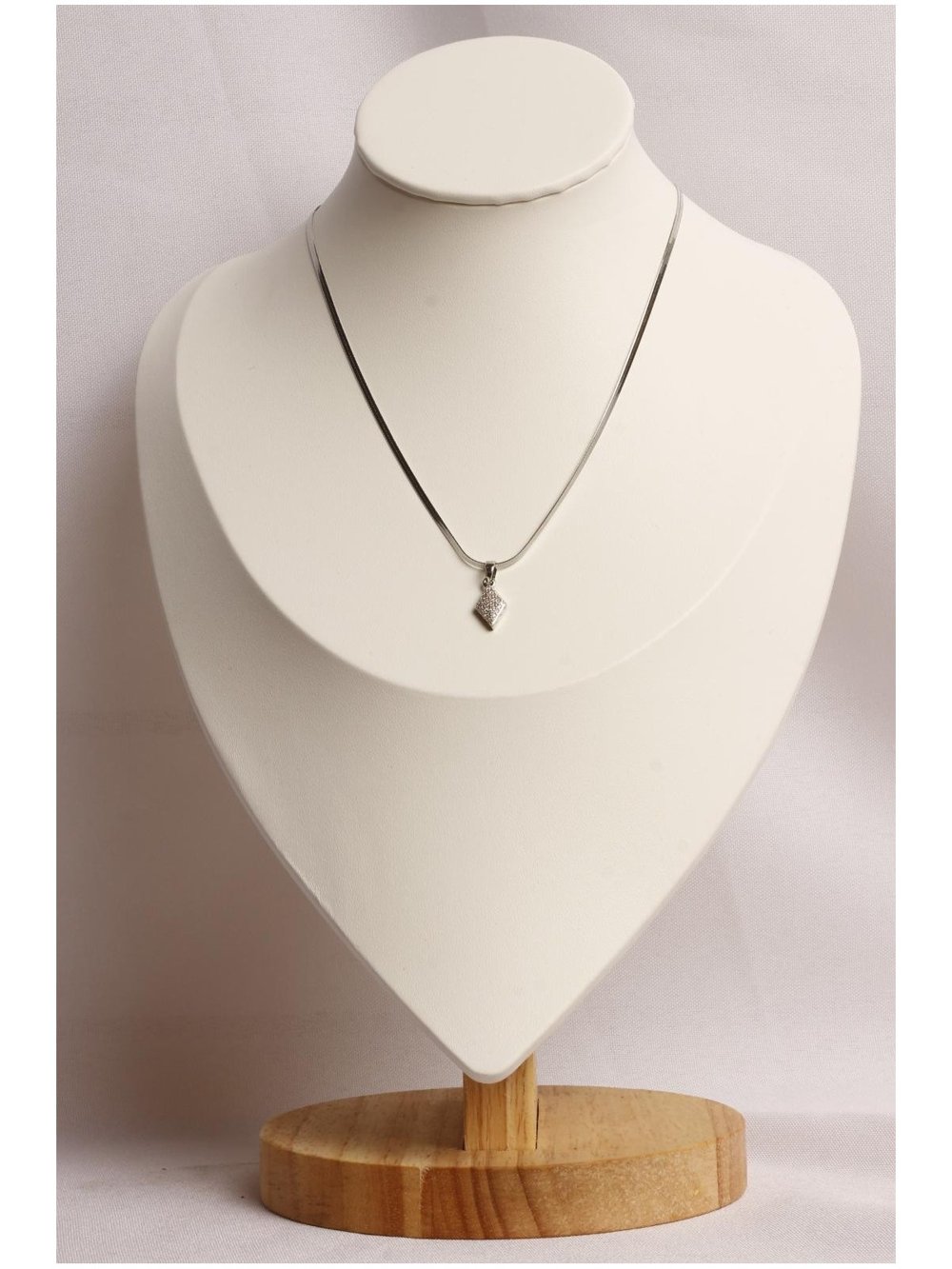 Collar Acero Plateado SK82B3-AC-2-45CM