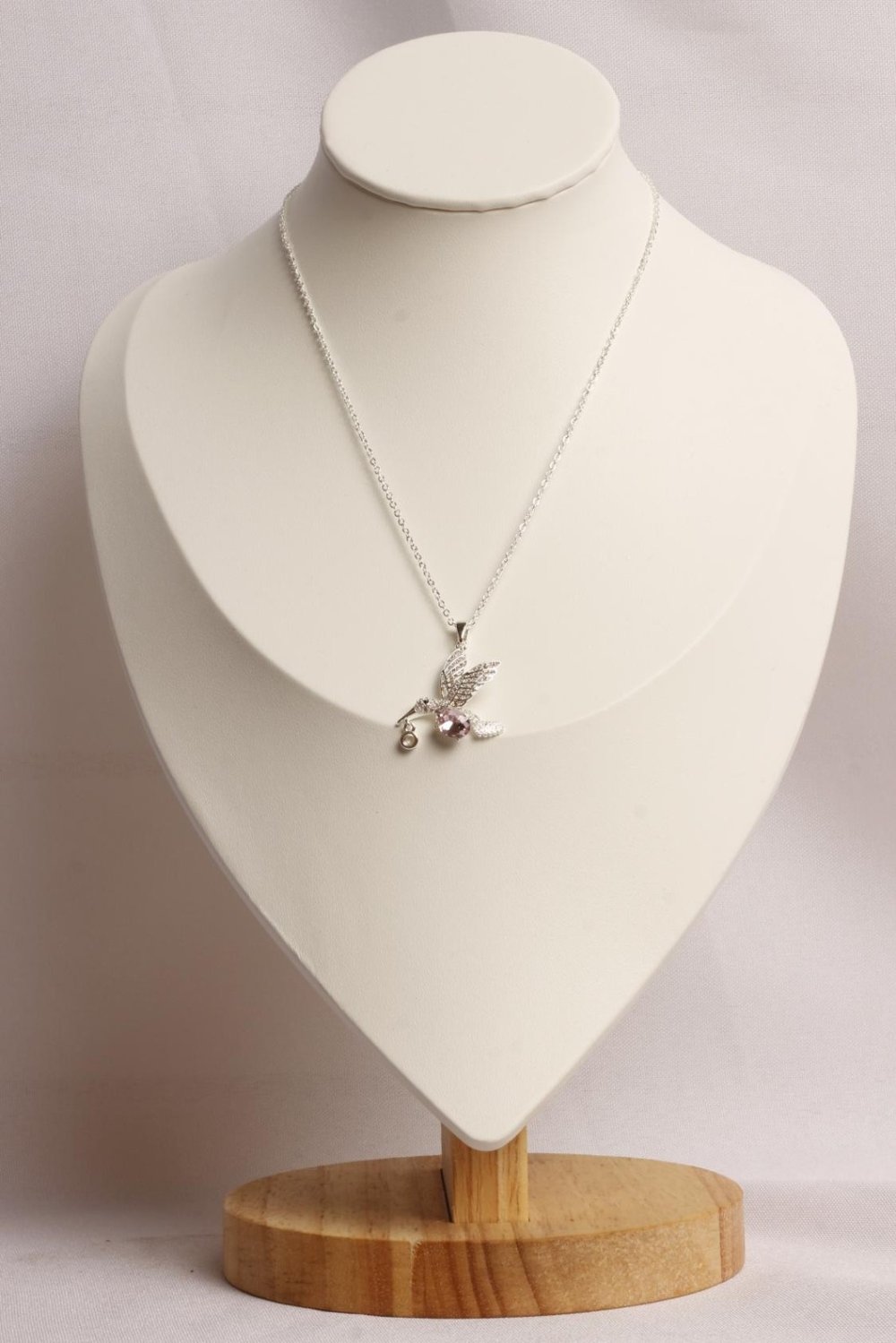 Collar Acero Blanco SK1238-PL