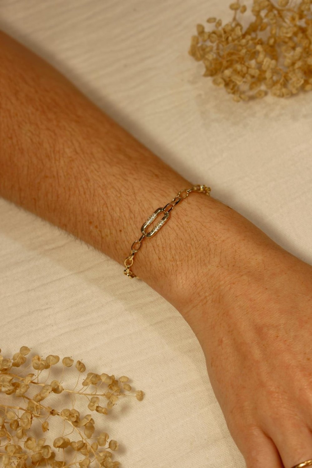 Pulsera Bronce Dorado SK2172-EOR