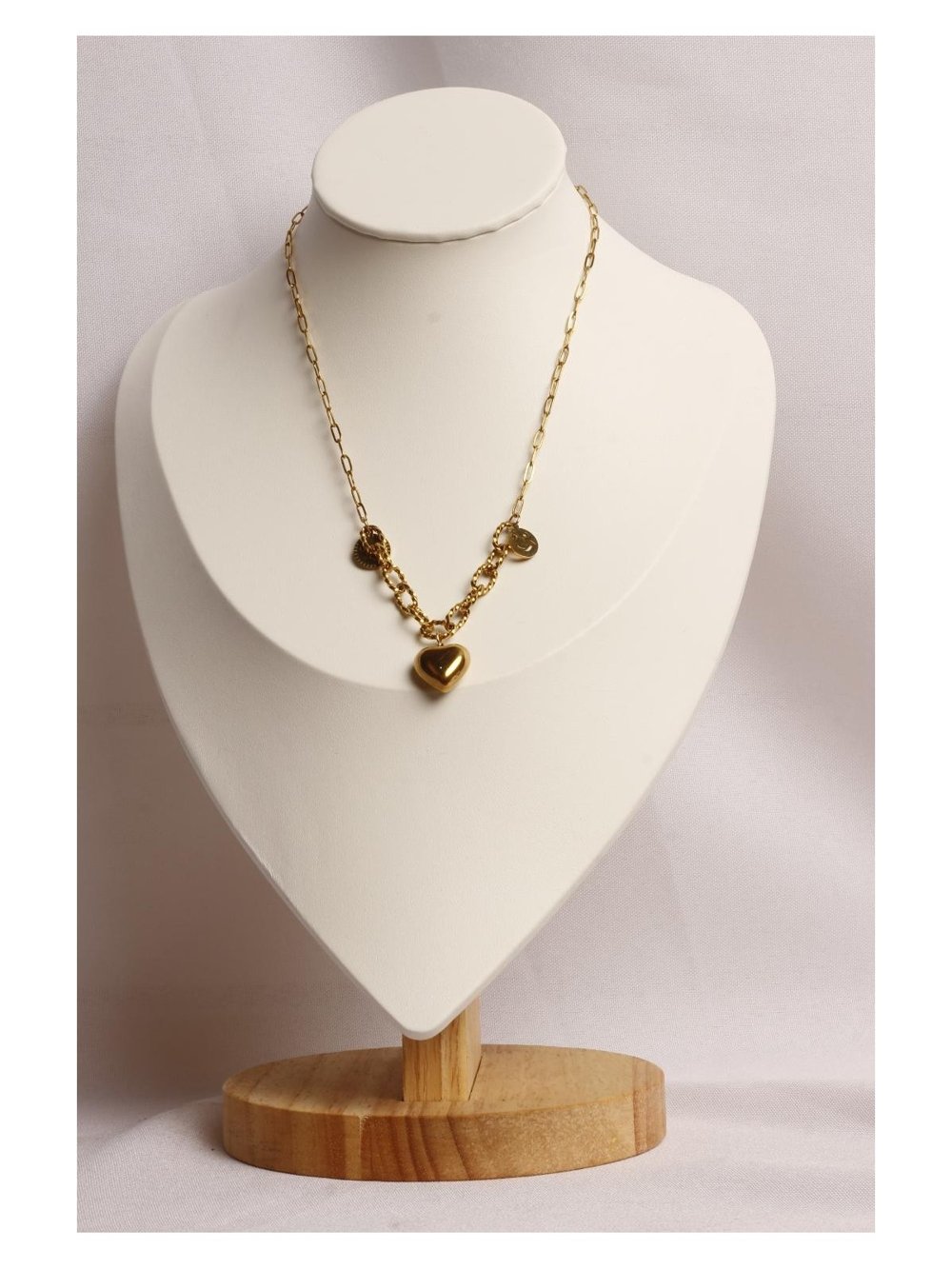 Collar Acero Dorado SK324-EOR