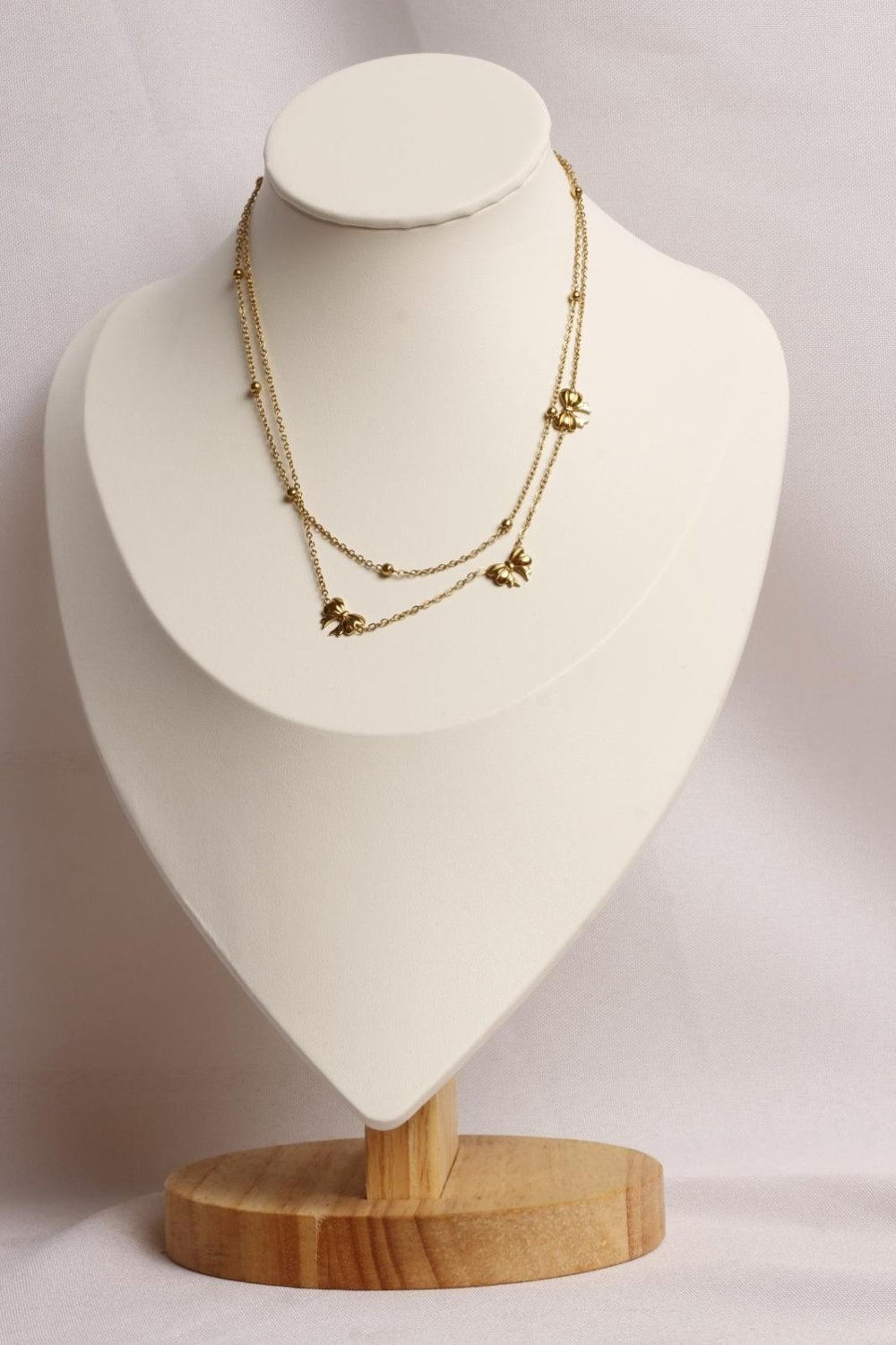 Collar Acero Dorado SK556-YOR