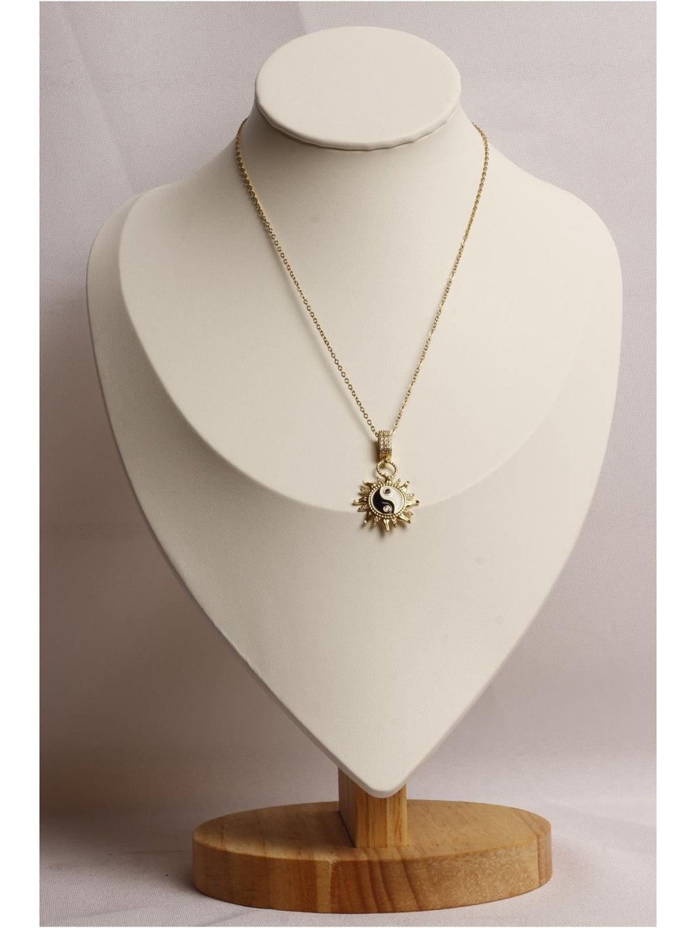 Collar Acero Dorado SK12718-OR