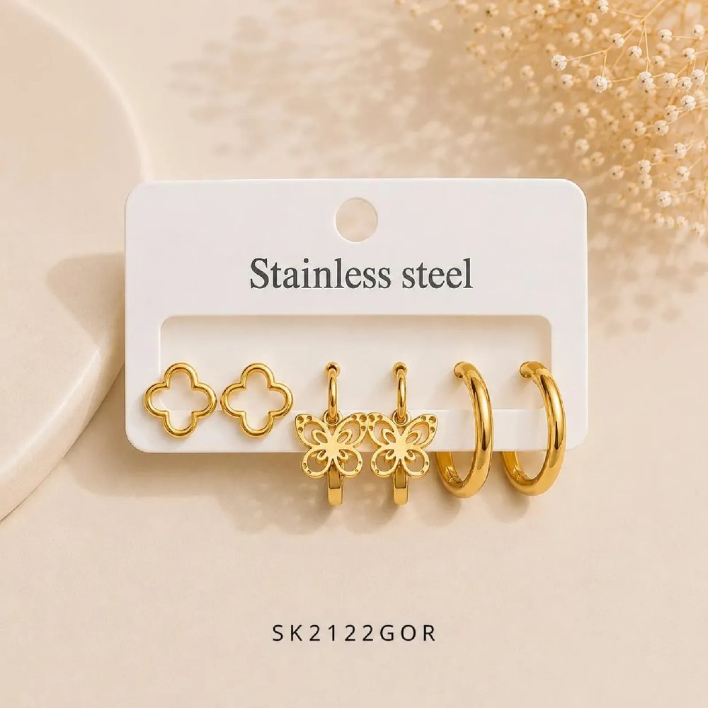 Set Aros GAC Dorado x3 SK2122-GOR