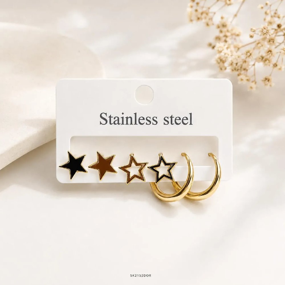 Set Aros ESTRE Dorado x3 SK2152-DOR