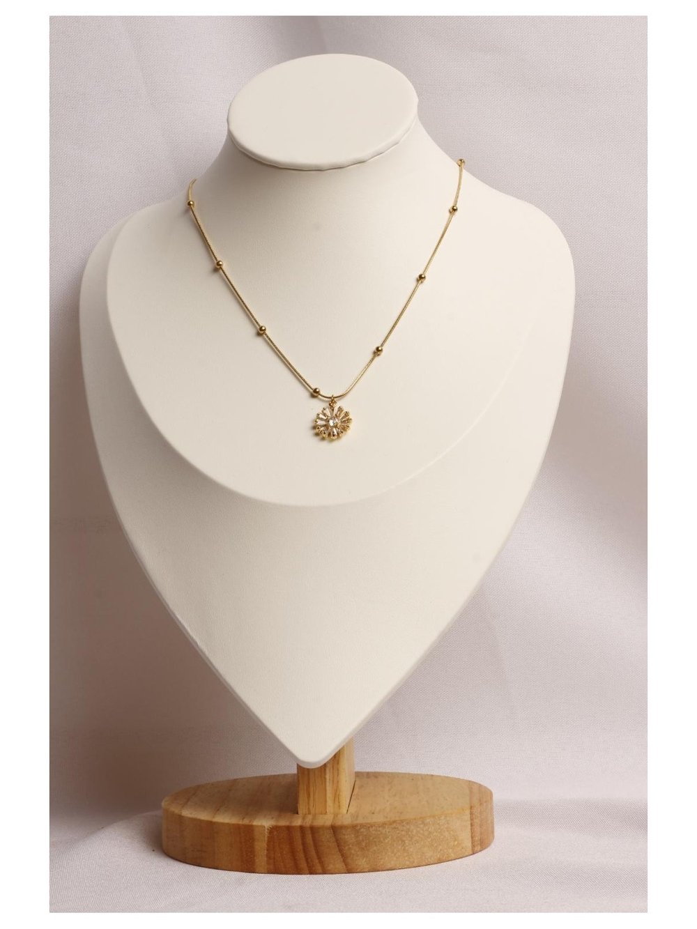 Collar Acero Dorado SK96-DOR-09-45CM