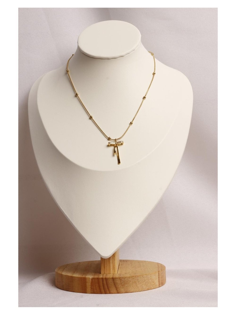 Collar Acero Dorado SK96-COR-09-45CM