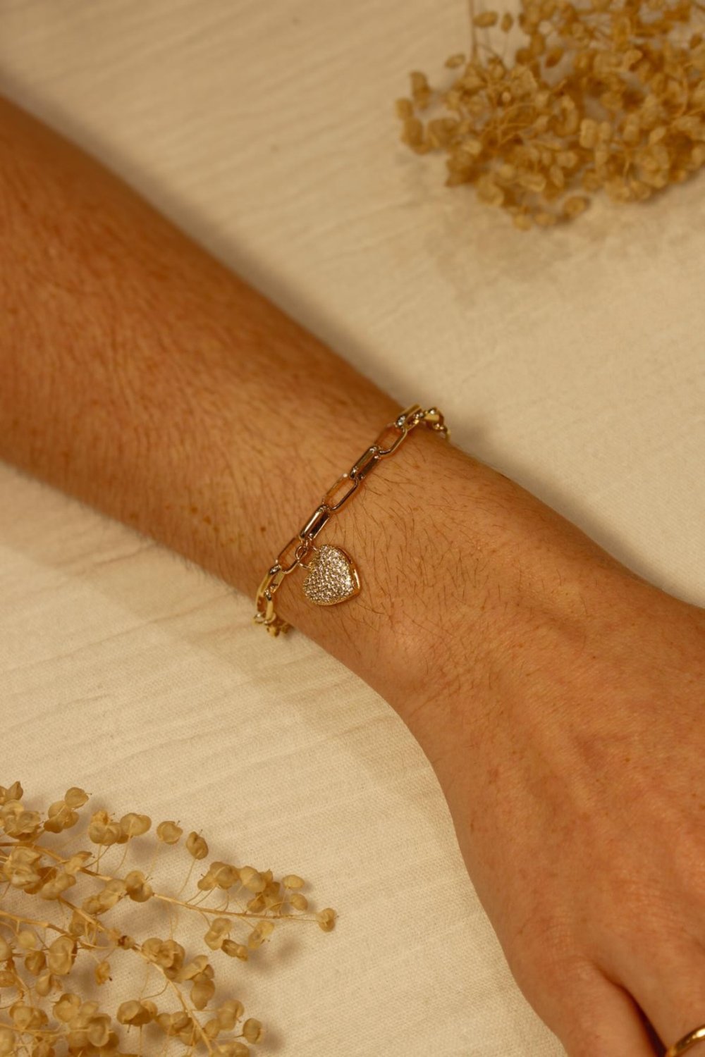 Pulsera Bronce Dorado SK2182-KOR