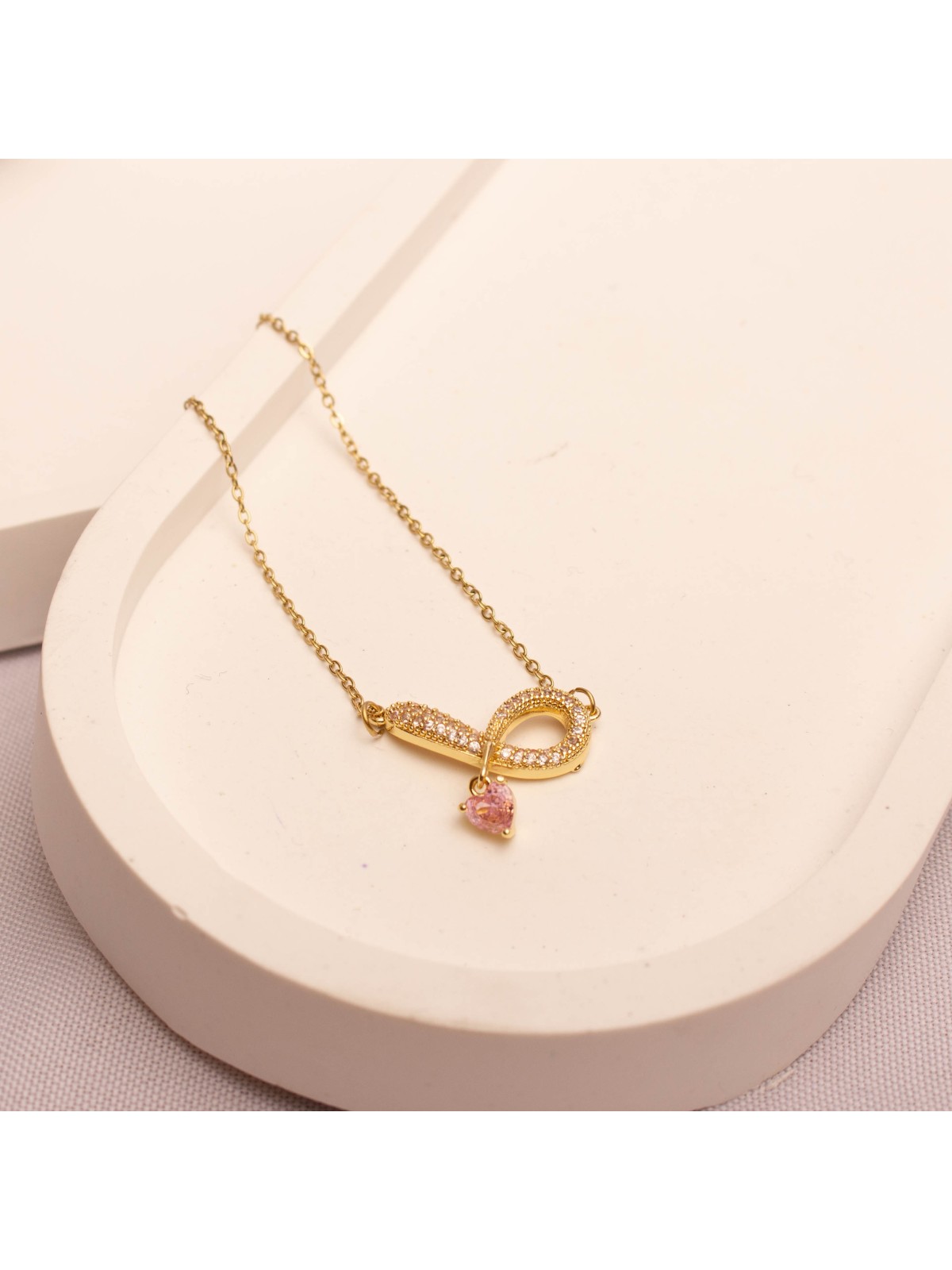 Collar Acero Dorado SK1274-OR