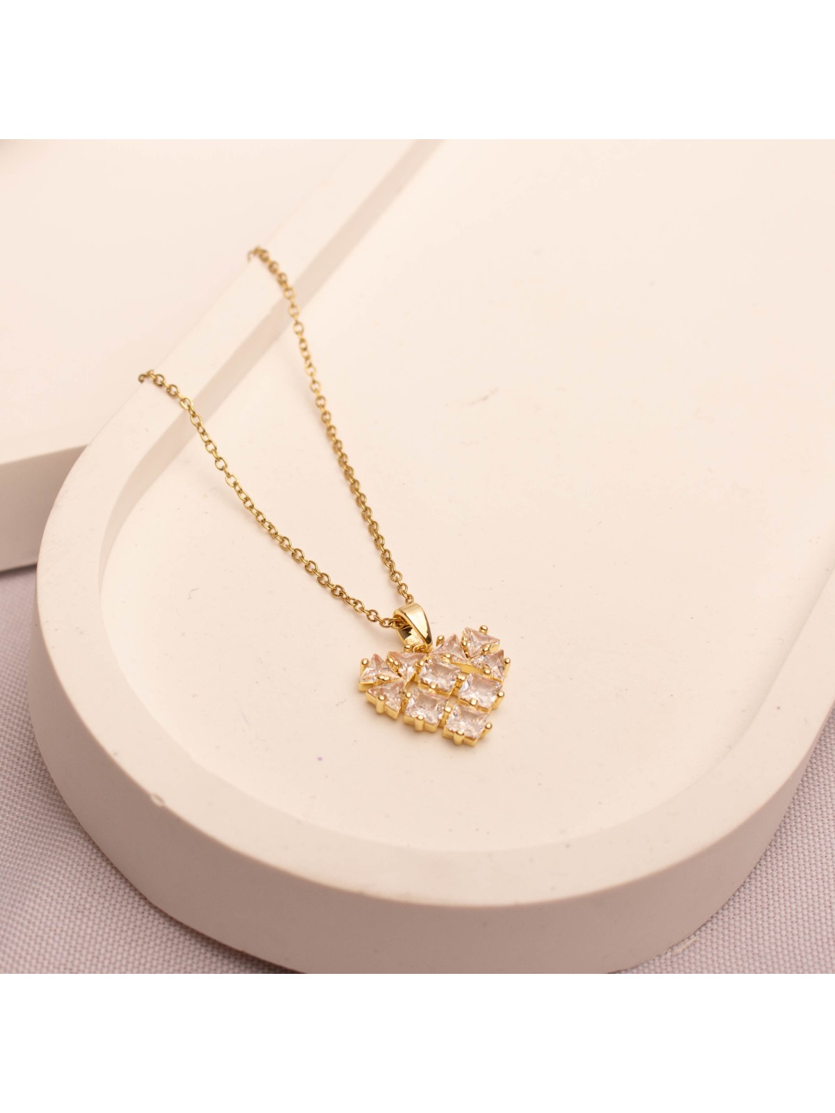 Collar Acero Dorado SK1229-OR