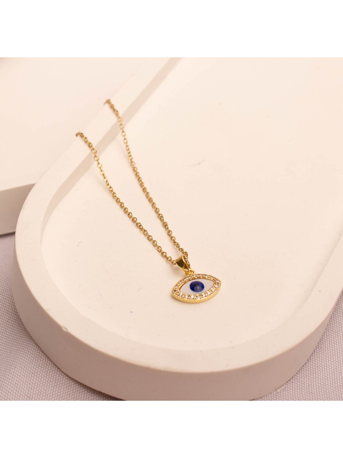 Collar Acero Dorado SK1222-OR