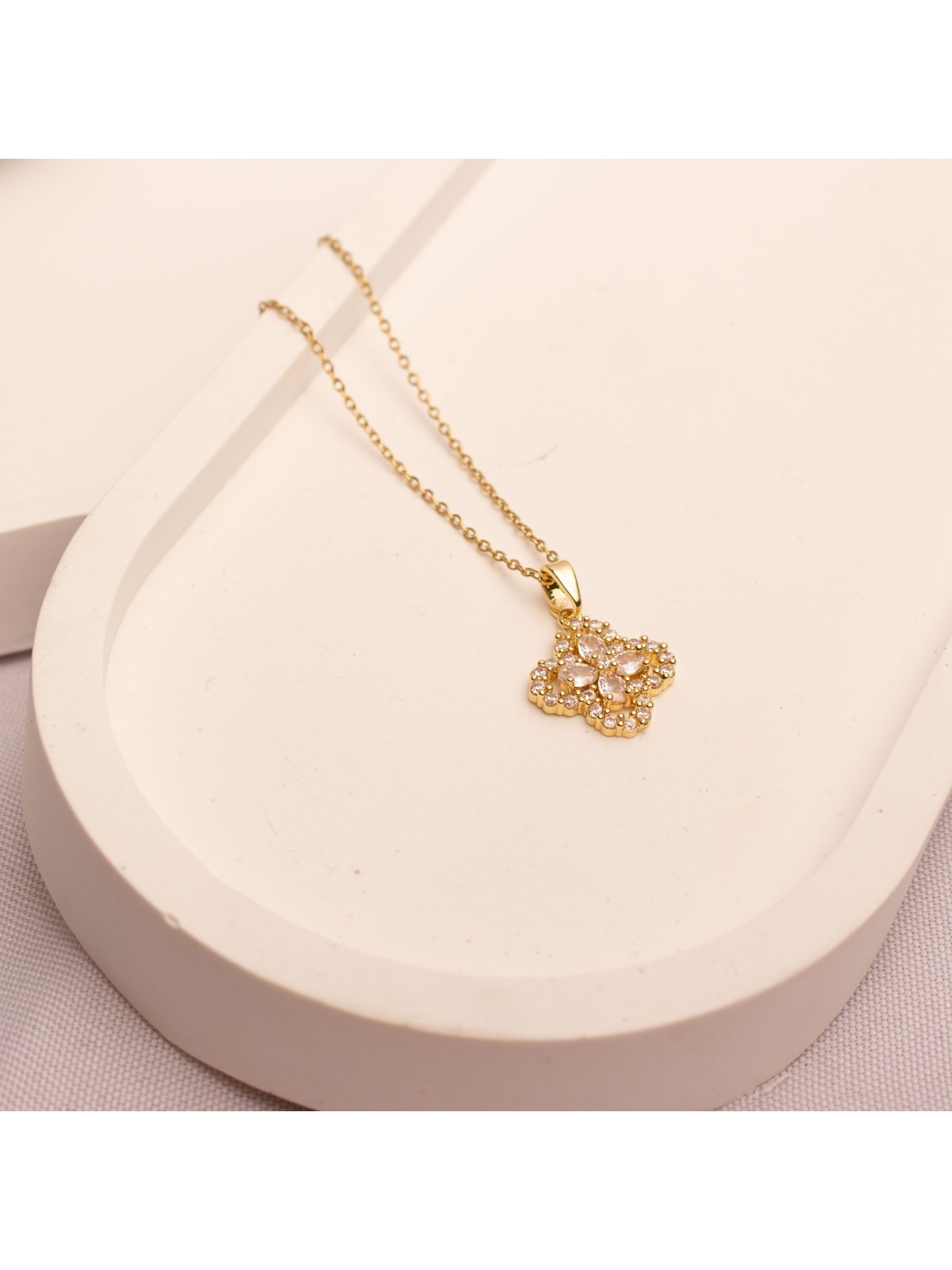 Collar Acero Dorado SK12210-OR