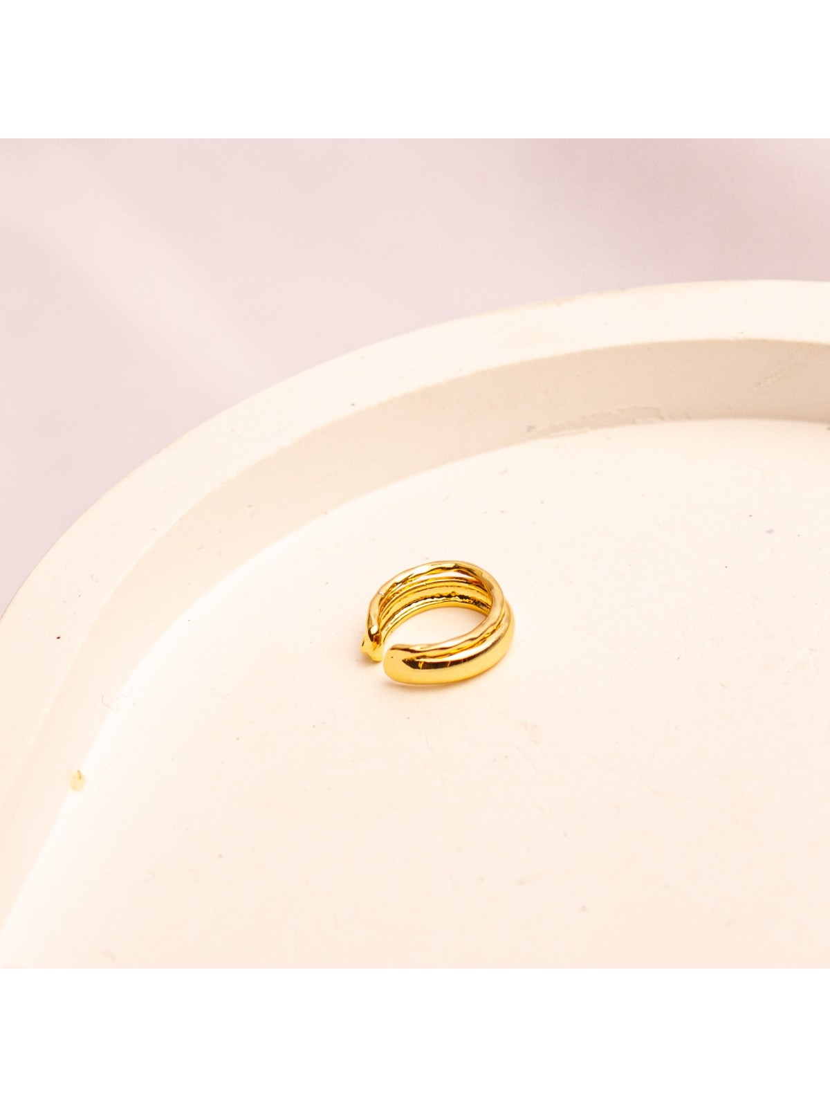 Cuff Individual De Acero Dorado SK4179-OR