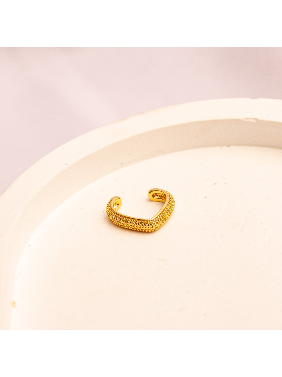Cuff Individual De Acero Dorado SK4180-OR