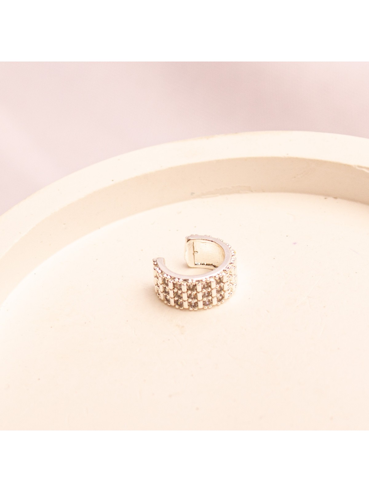 Cuff Individual De Acero Blanco SK4188-PL