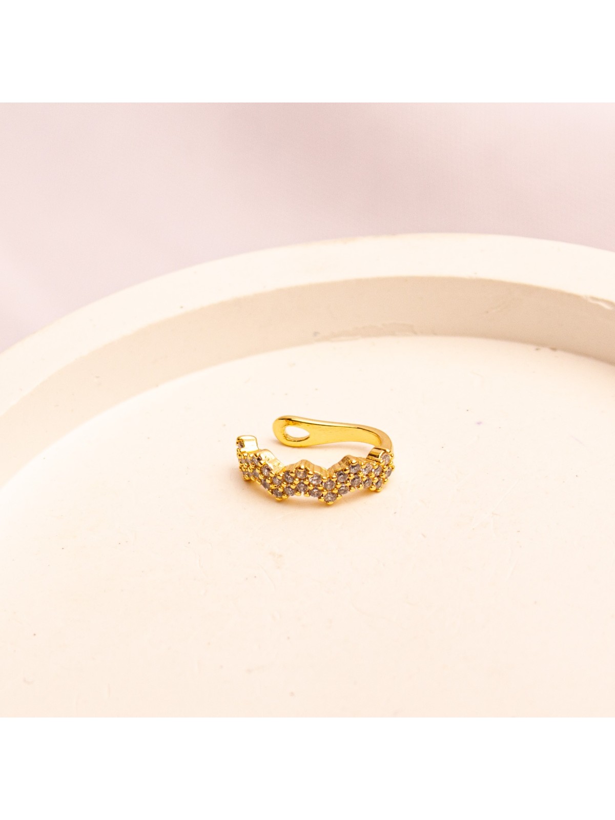 Cuff Individual De Acero Dorado SK4160-OR