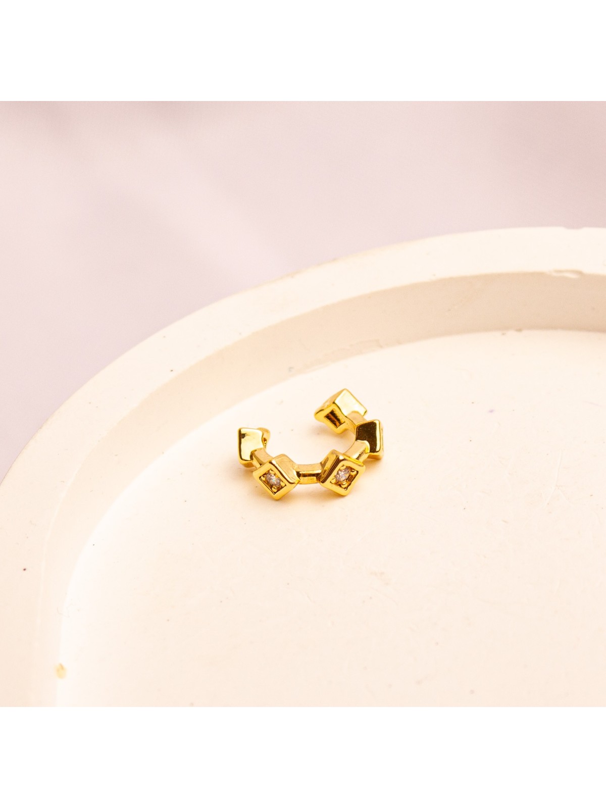 Cuff Individual De Acero Dorado SK4154-OR