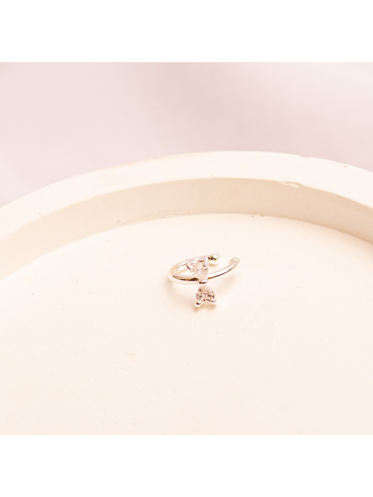 Cuff Individual De Acero Blanco SK4187-PL