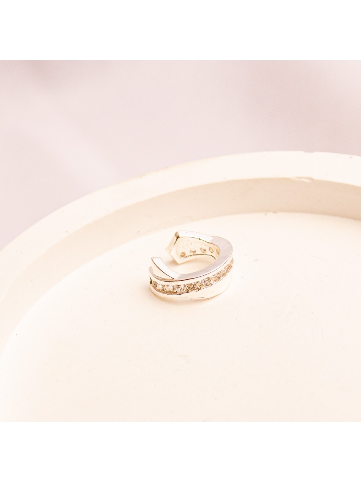 Cuff Individual De Acero Blanco SK4170-PL