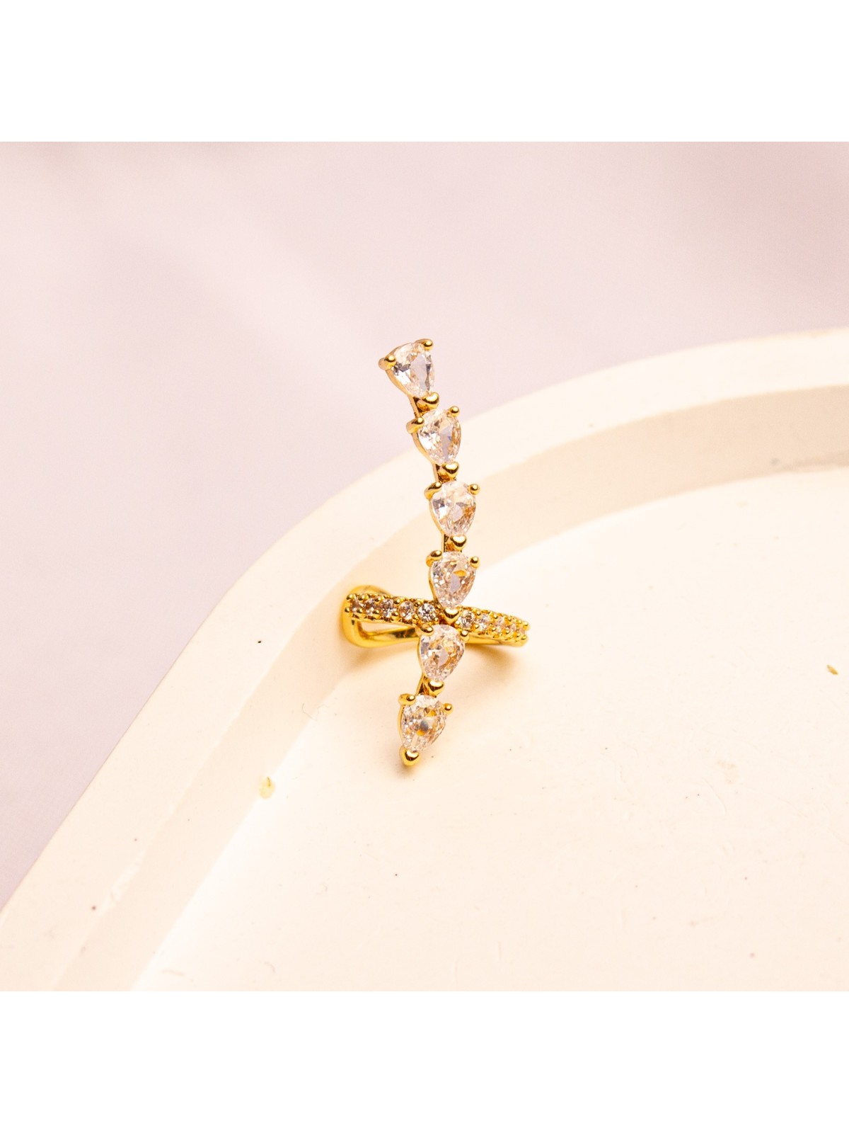 Cuff Individual De Acero Dorado SK4159-OR