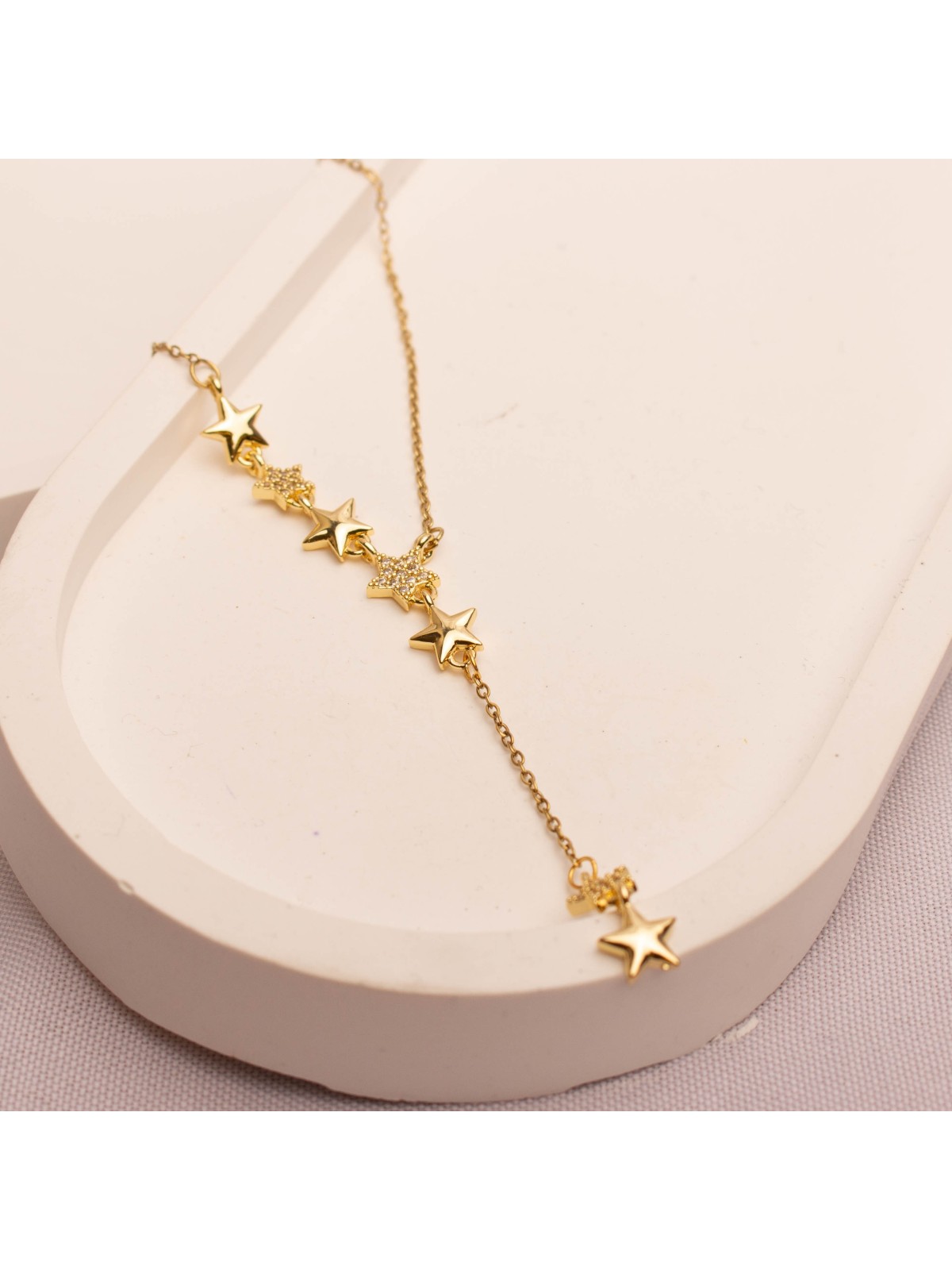 Collar Acero Dorado SK126-BOR