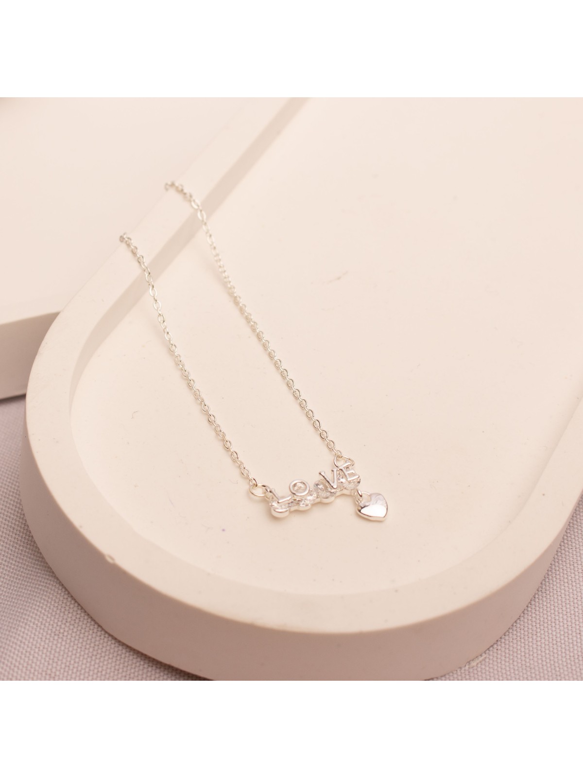 Collar Acero Blanco SK1272-PL