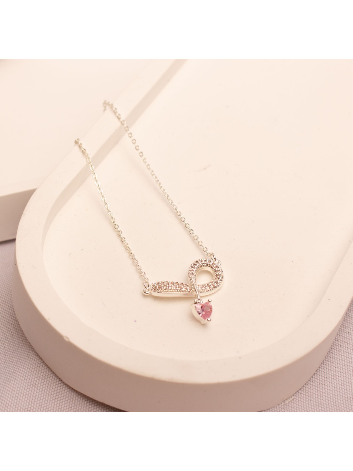 Collar Acero Blanco SK1274-PL