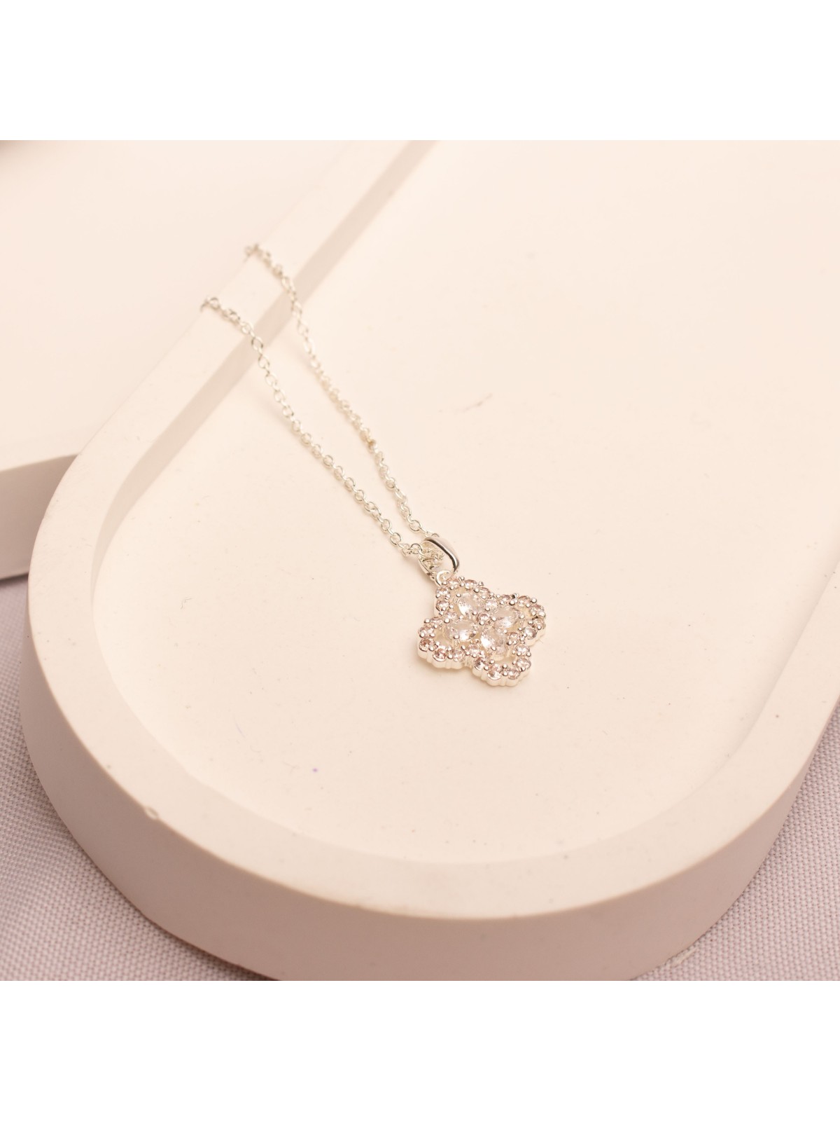 Collar Acero Blanco SK12210-PL