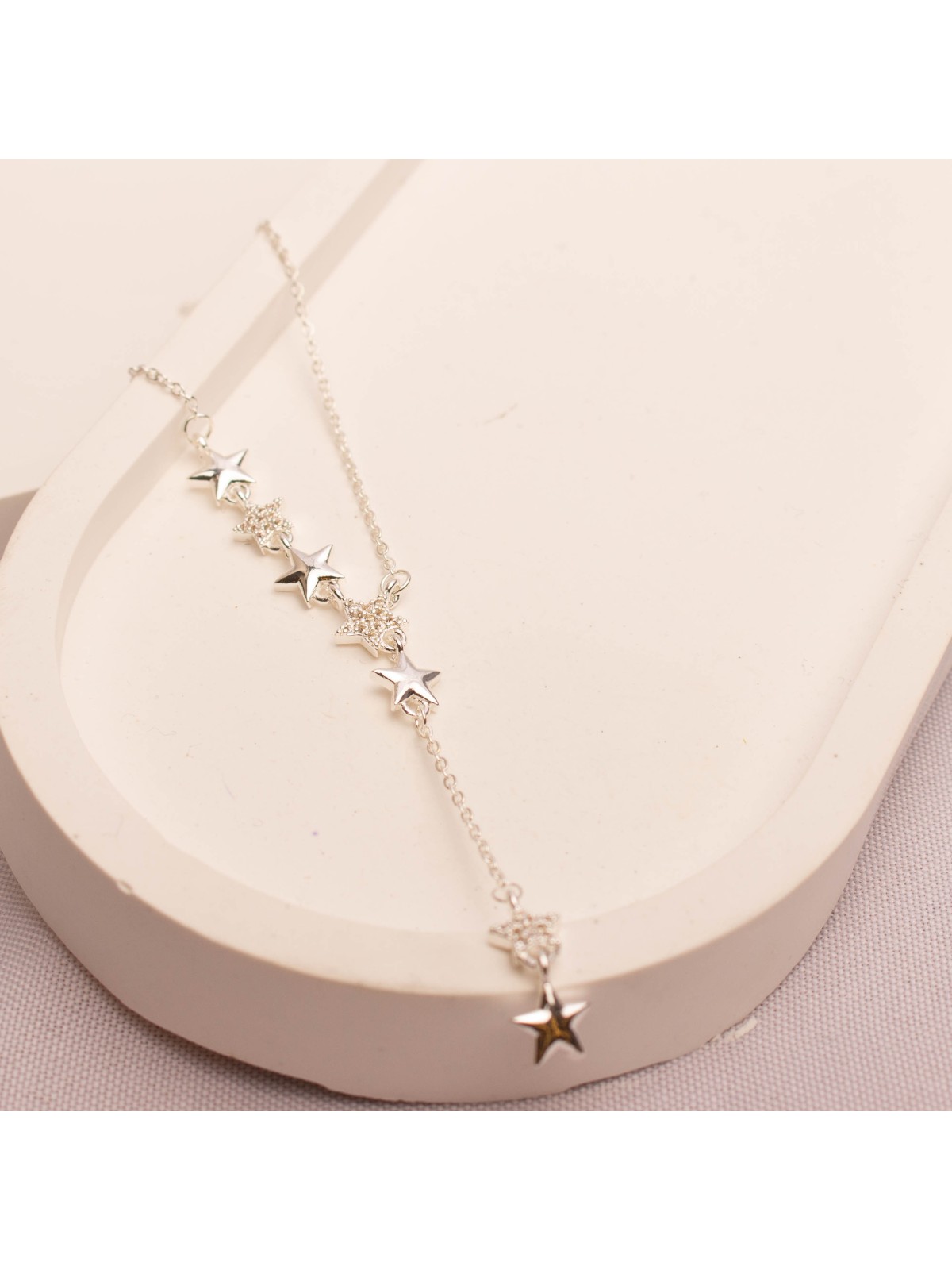 Collar Acero Blanco SK126-BPL