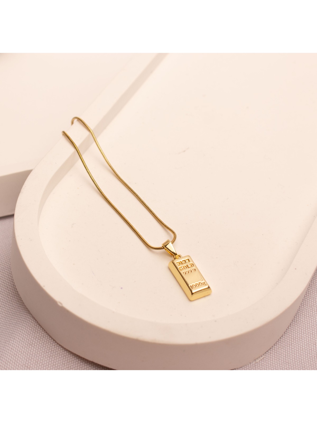 Collar Acero Dorado SK1223-OR
