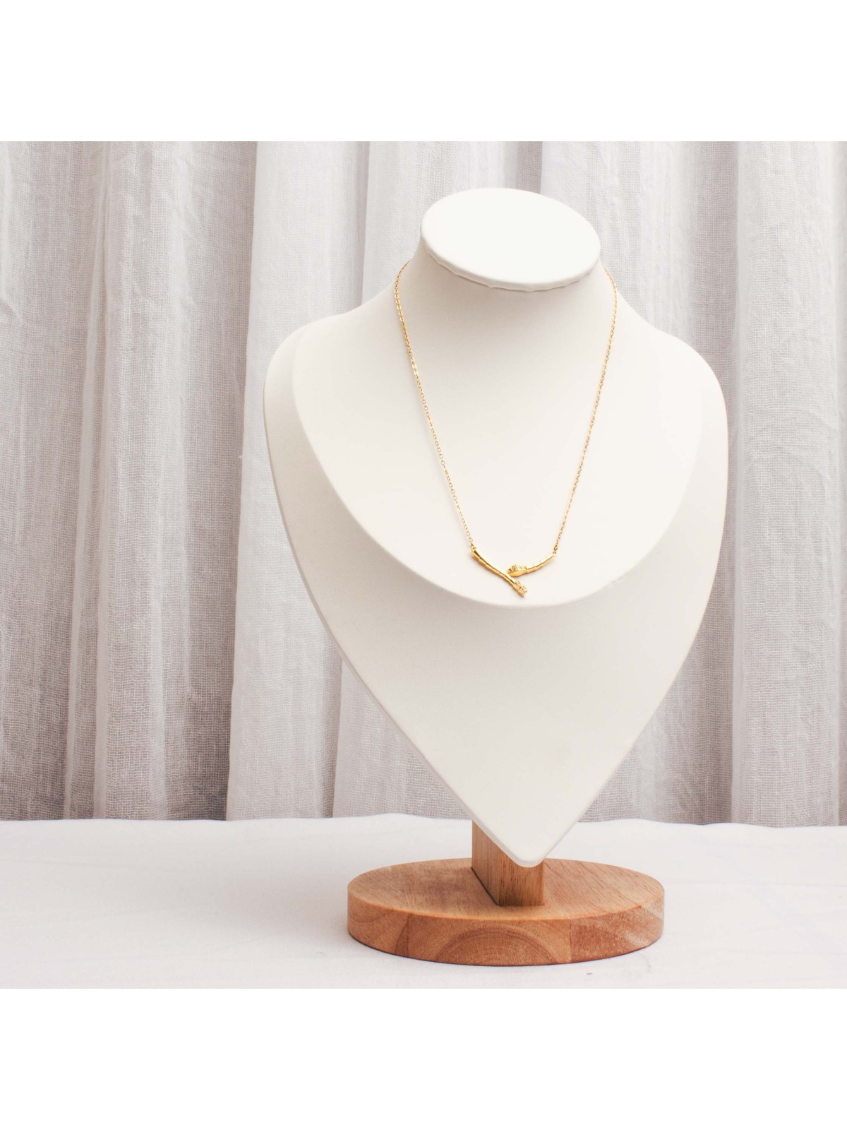 Collar Acero Dorado SK81B14-OR-035-45CM