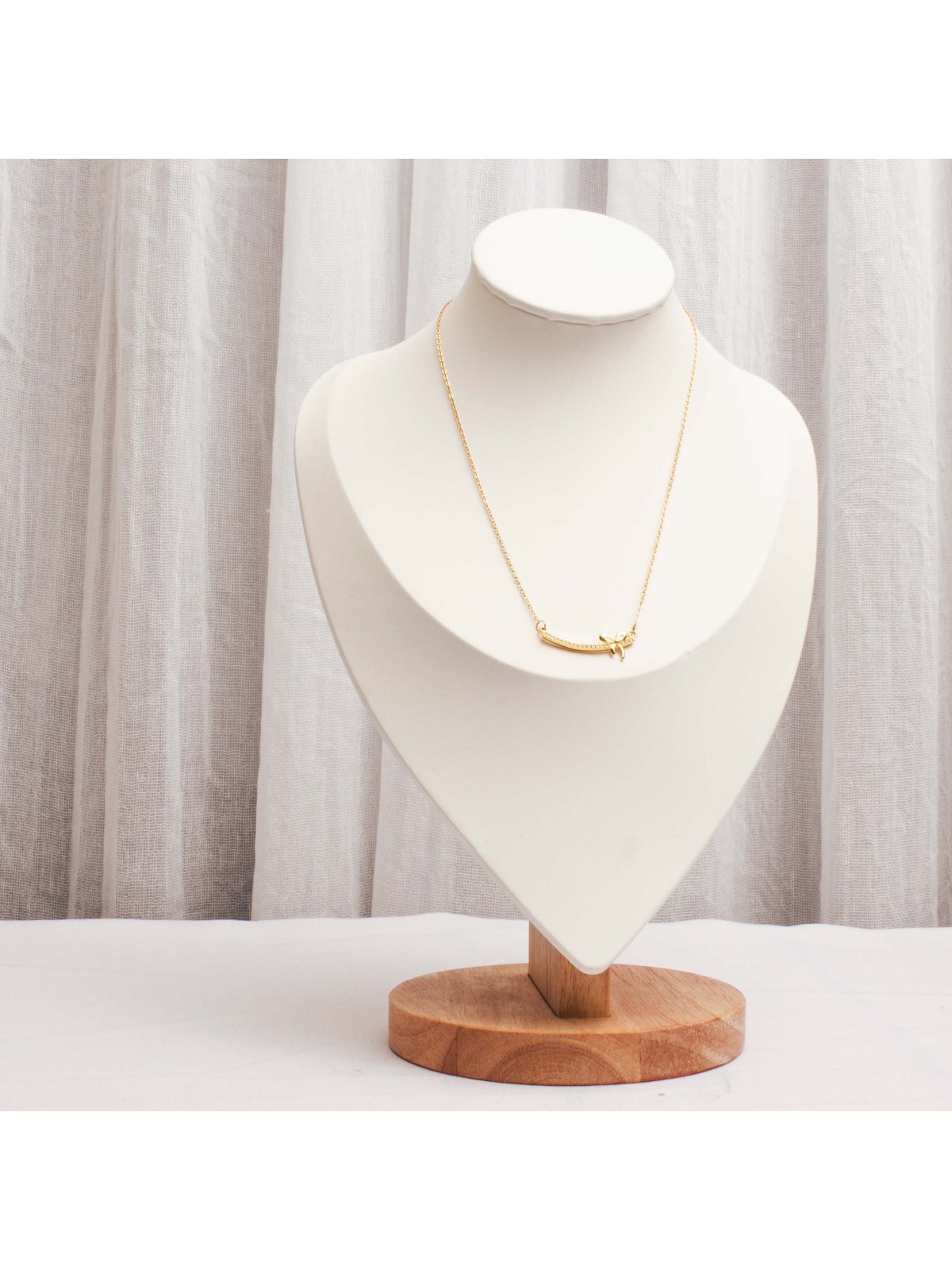 Collar Acero Dorado SK81B15-OR-035-45CM