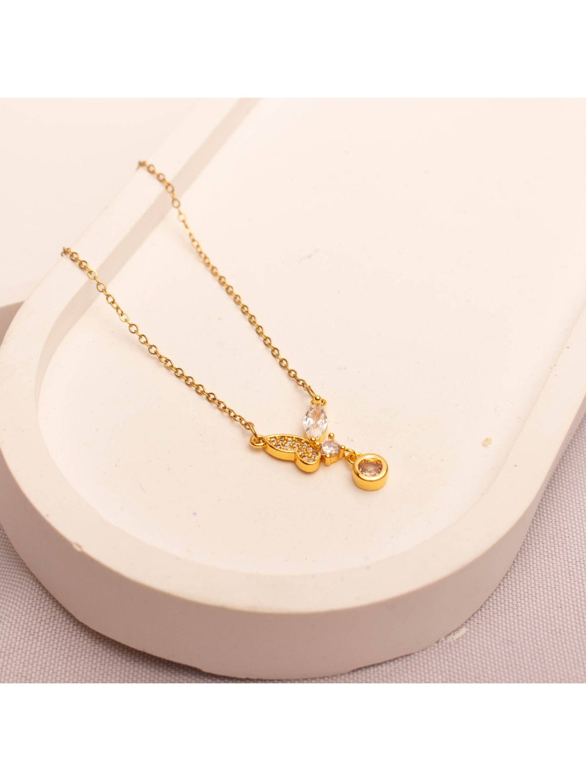 Collar Acero Dorado SK848-OR-035-45CM