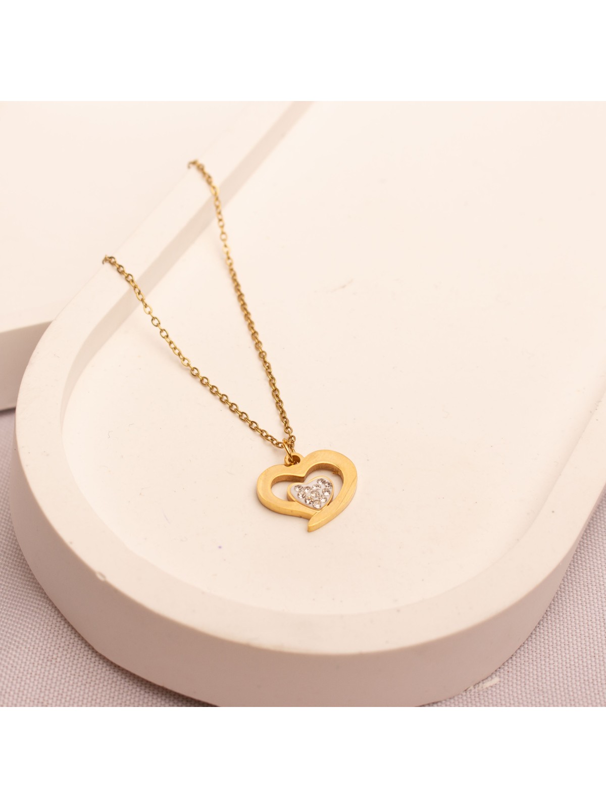 Collar Acero Dorado SK336-DOR