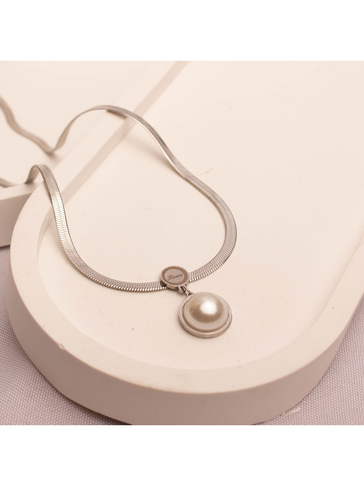 Collar Acero Plateado SK337-FAC