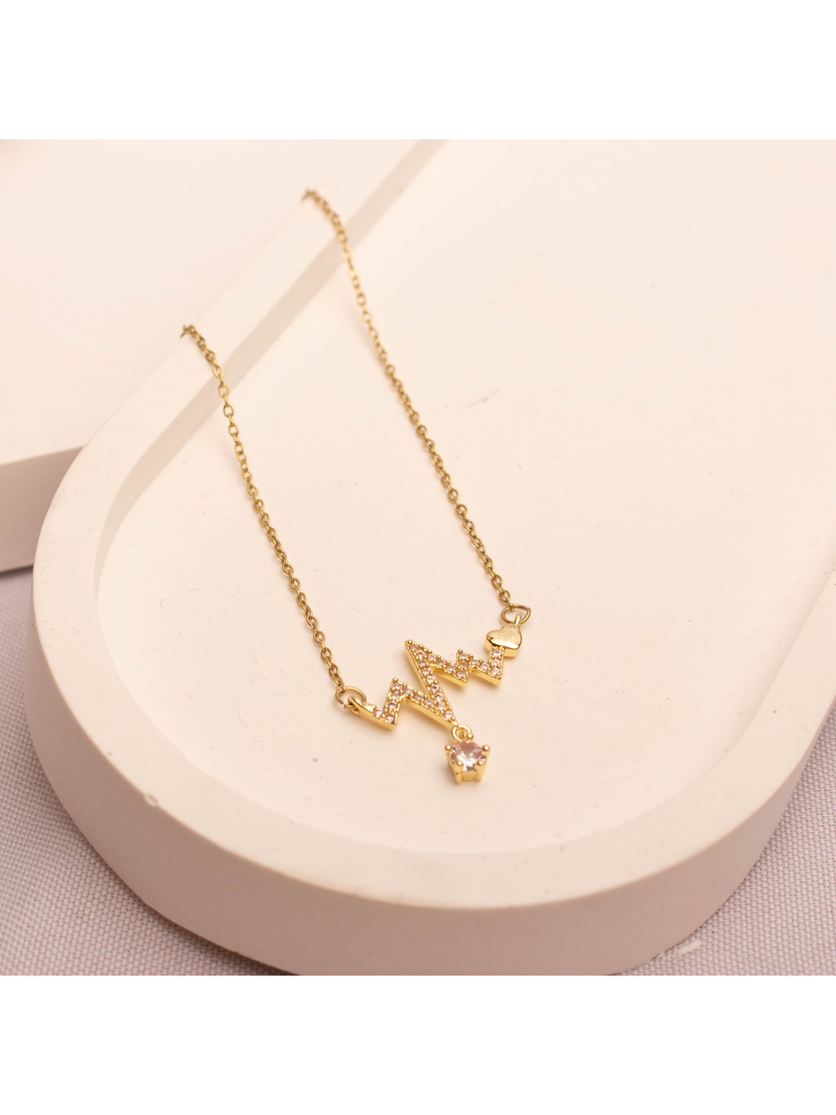 Collar Acero Dorado SK1273-OR