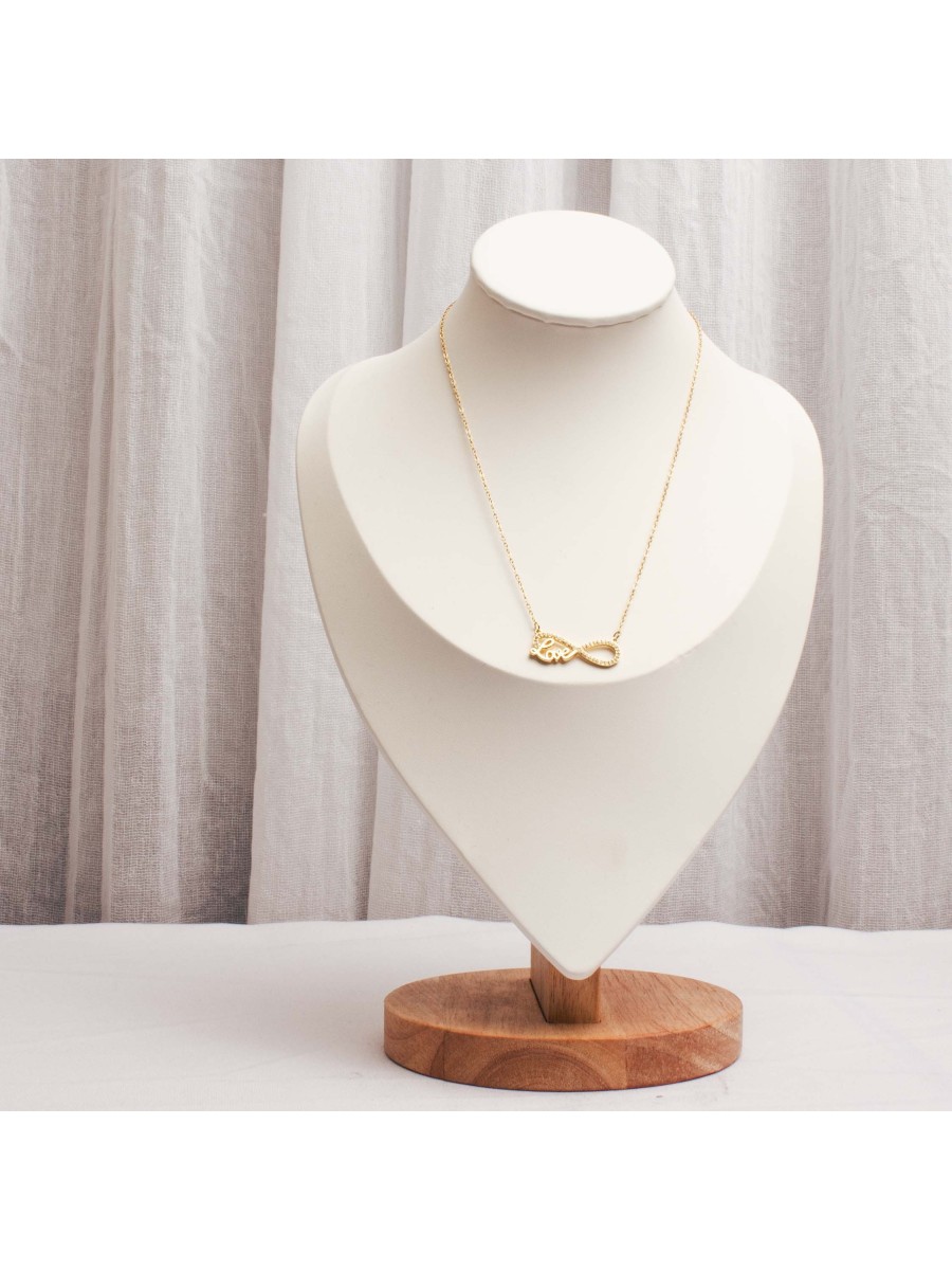 Collar Acero Dorado SK1232-OR