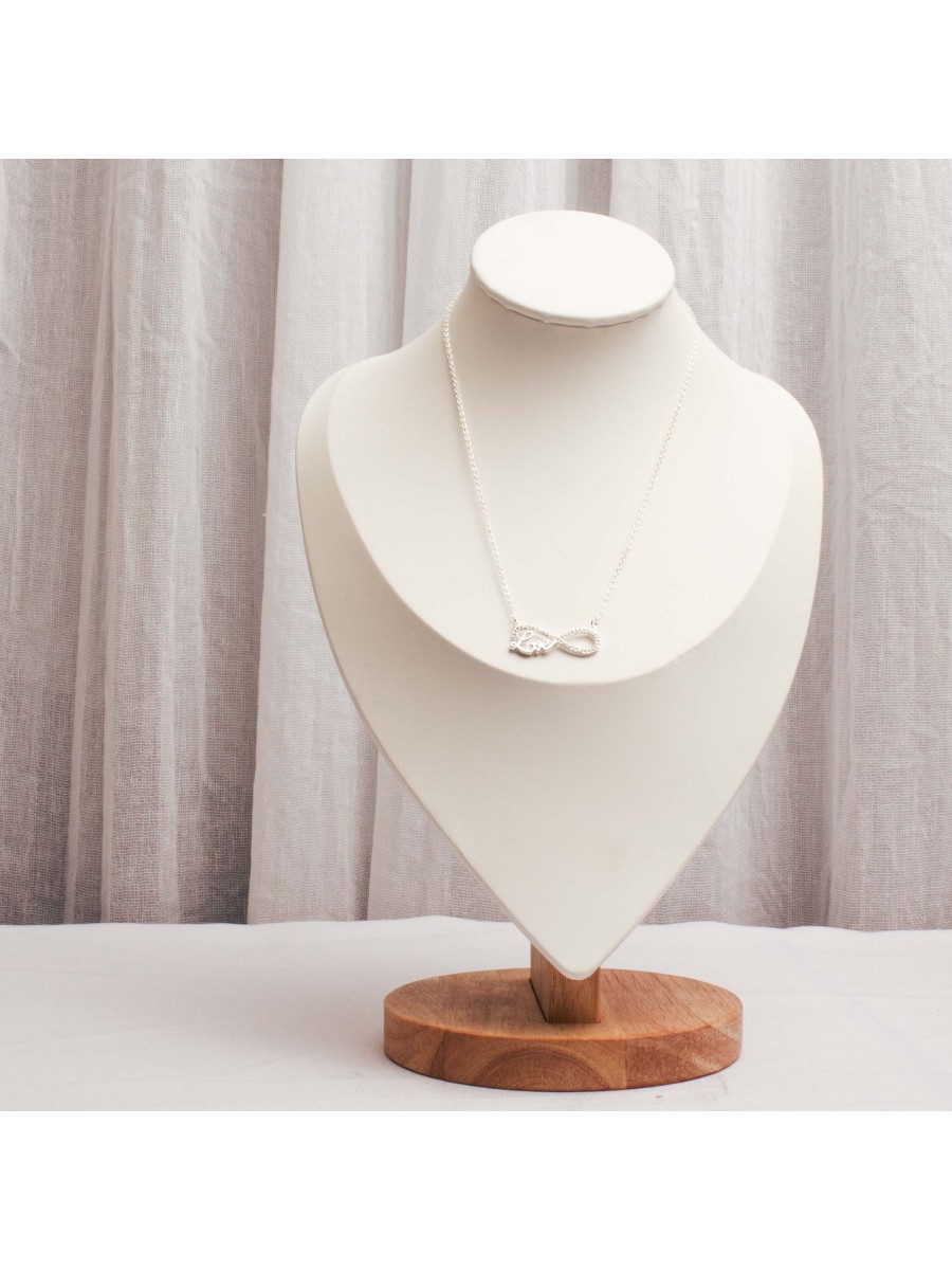 Collar Acero Blanco SK1232-PL