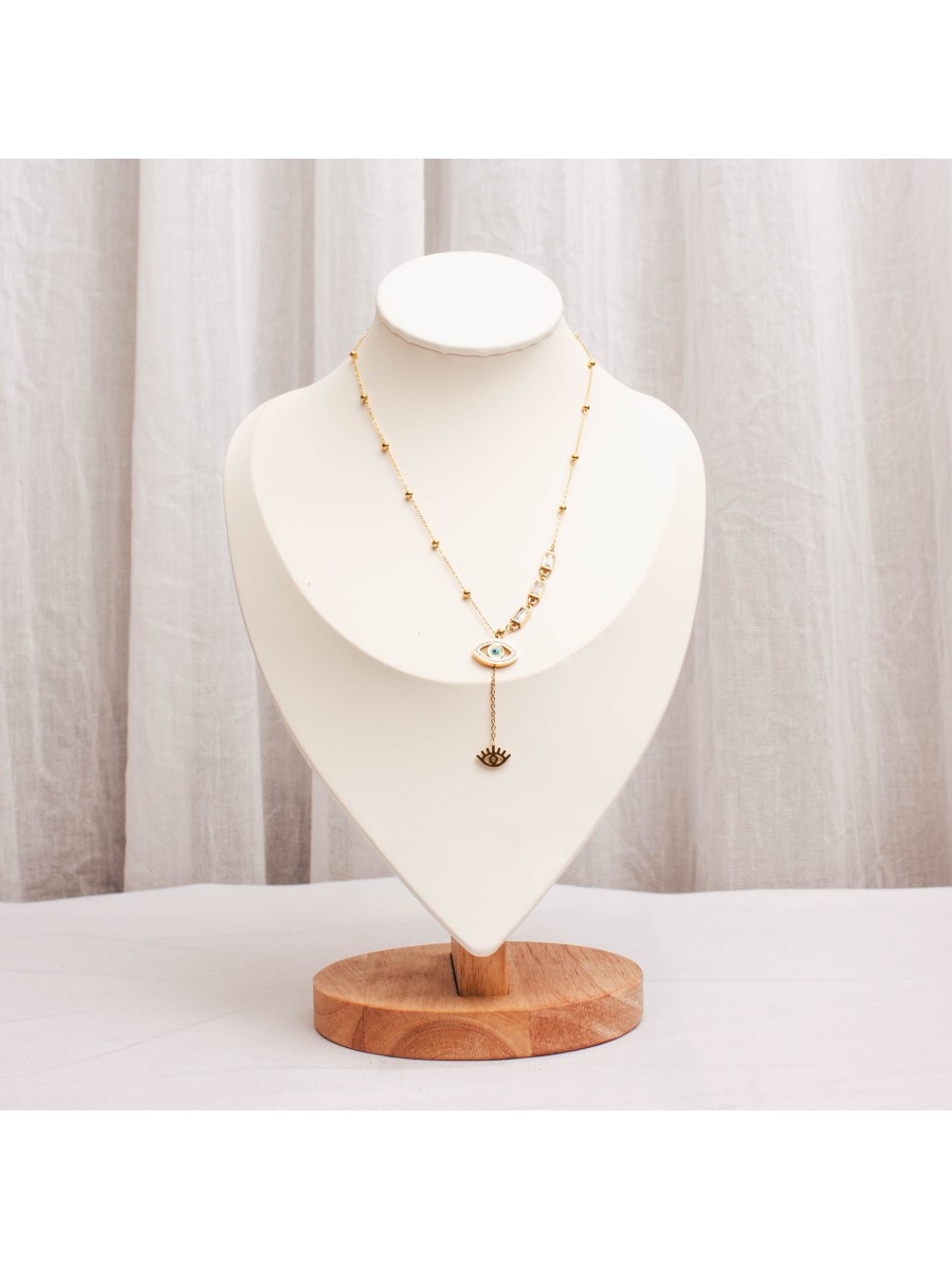 Collar Acero Dorado SK322-DOR