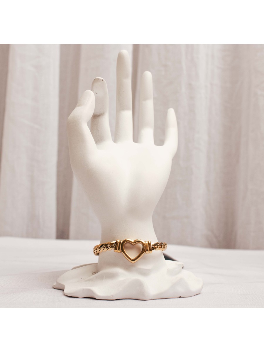 Pulsera Acero Dorado SK377-BOR