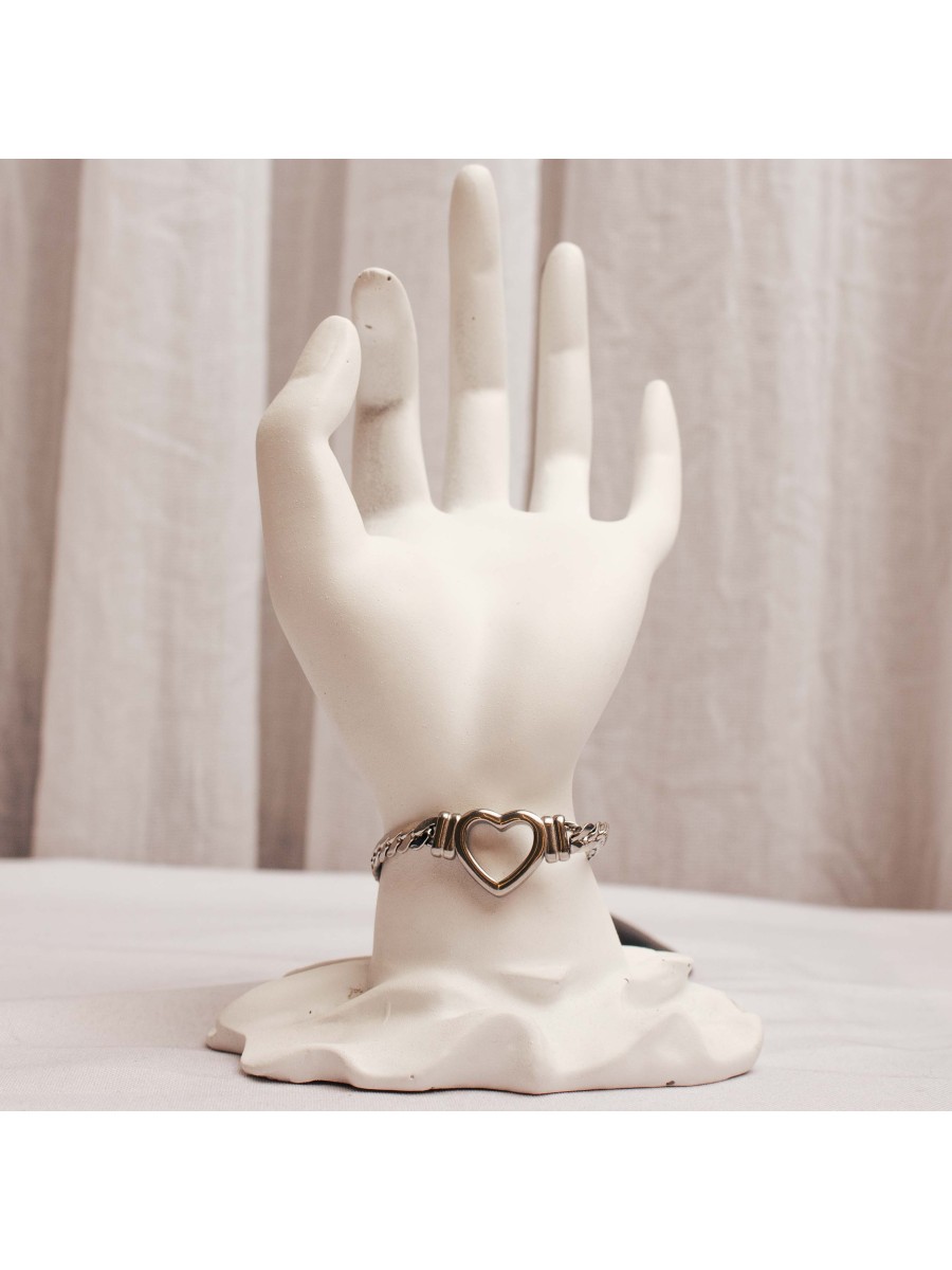 Pulsera Acero Plateado SK378-BAC