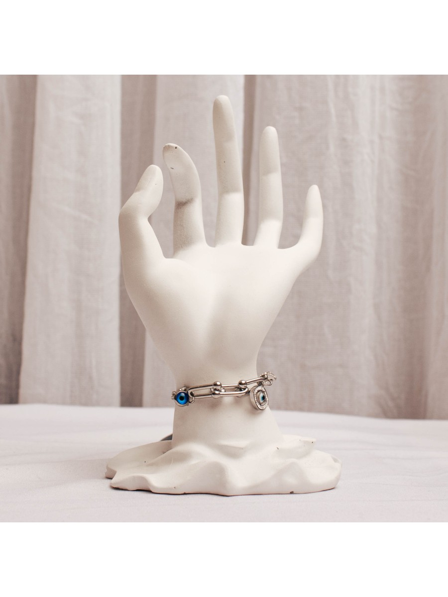 Pulsera Acero Plateado SK380-EAC