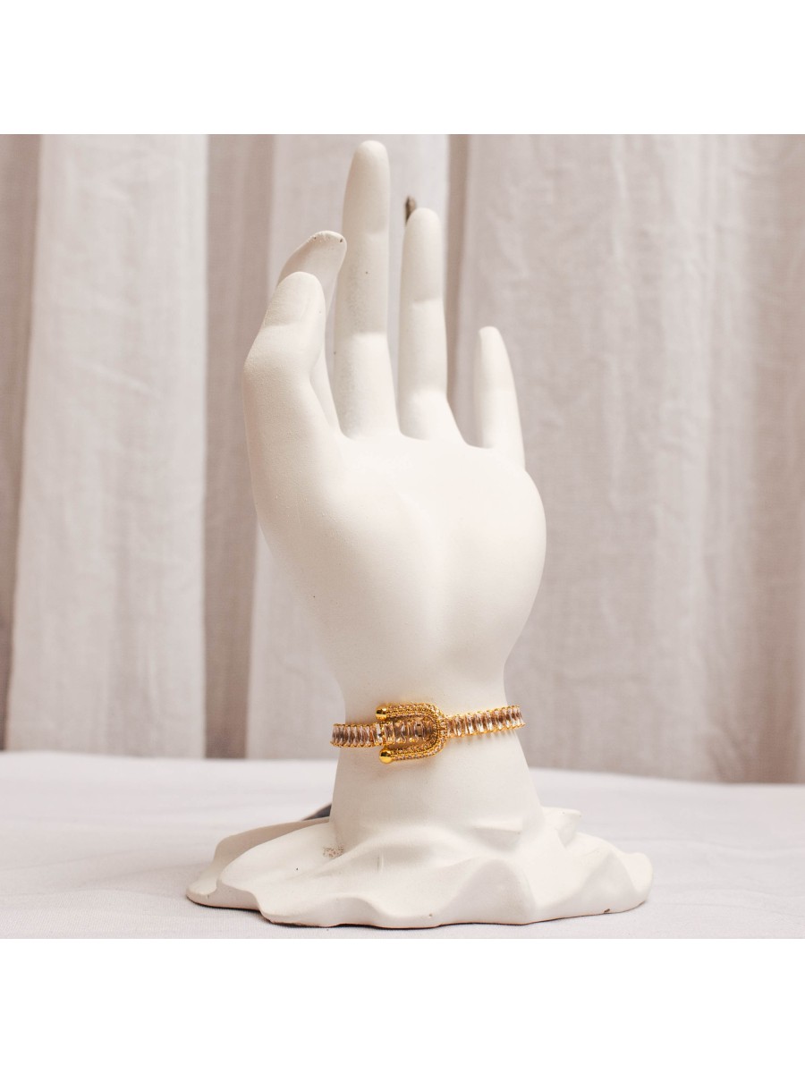 Pulsera Acero Dorado Pulido SK384-OR