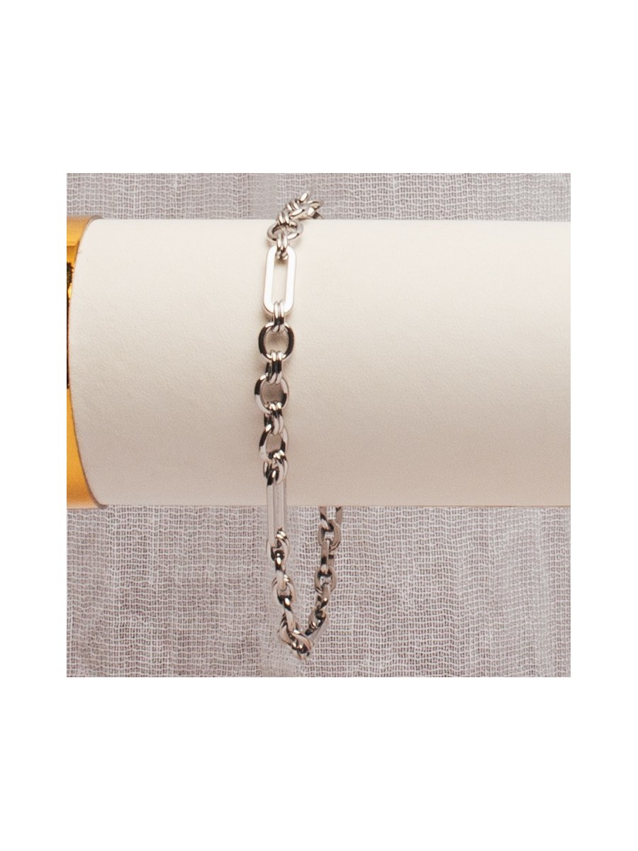 Pulsera Para Hombre Acero SK490-BAC