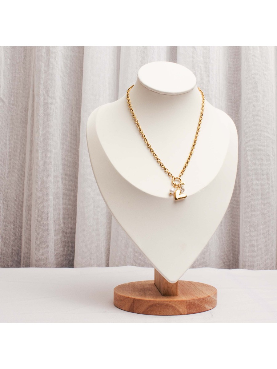 Collar Acero Dorado SK556-XOR